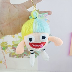 Haute qualité mignon saucisse bouche saillie yeux fou poupée en peluche pendentif poupée en peluche porte-clés - Product Image 4