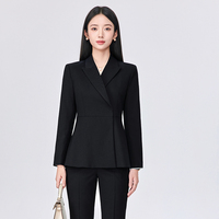 Ensemble de costume de robe formelle professionnelle de haute qualité pour femmes pour le printemps et l'automne pour les entretiens et l'utilisation du directeur du hall d'affaires
