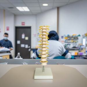 Modelo de Esqueleto Humano de Tamaño Real para Ciencias Médicas, Columna Espinal Torácica, Herramienta de Entrenamiento de Anatomía - Product Image 6