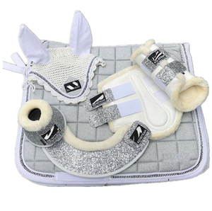 Ensemble de tapis de selle tendance Tout usage Équipement équestre confortable Le tapis de selle peut être personnalisé - Product Image 1