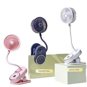 Ventilateur de bureau à pince USB rechargeable, nouveau modèle d'été, rotation à 360 degrés, réglable librement, vente en gros du fabricant - Product Image 2