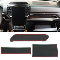 Für Ford Ranger 2023 2024 Silikon-Autotürschlitzmatte Armaturenbrett-Instrumententafel Anti-Staub-Pad Matte Innenraum-Zubehör