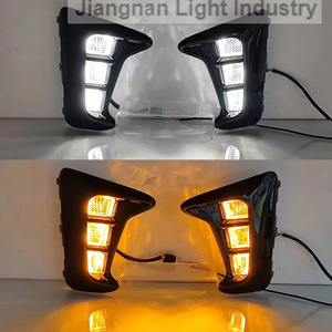 LEDフォグライトDRL昼間ランニングライト (ターンスギナル付き) Kia Soluto Pegas 2018 2019 2020 2021 - Product Image 5