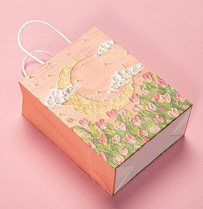 Bolsa de Papel para Flores Creativa y Portátil, Biodegradable, Ecológica, Reciclable, con Logotipo Personalizado, para Floristería, Boda, San Valentín - Product Image 1