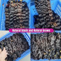 Cheveux vierges ondulés du népal, cheveux bruts du cambodge, chevelure vierge bouclée pour femmes