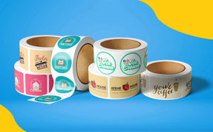 Autocollants et étiquettes en PVC écologiques imperméables personnalisés pour les logos d'entreprise et la personnalisation - Product Image 3