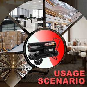 KENDE 2026, Ventilador Radiante Industrial Diésel Más Económico, Pistola <span class=keywords><strong>de</strong></span> Calor a Gasóleo - Product Image 6
