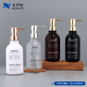 Minnie Simple Sense 500ml Plastic <b>Bottle</b> <b>Pump</b> Dispenser For Shampoo Body Lotion Daily Care - Product Image 5