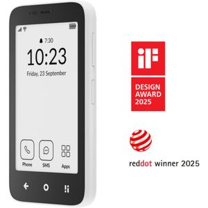 Teléfono Inteligente Minimalista Mudita Kompakt, Pantalla de Tinta Electrónica de 4.3 Pulgadas, 32 GB de Almacenamiento, Desbloqueado, 4G, Wi-Fi, Sistema Operativo Personalizado, Blanco - Product Image 3