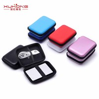 Sacs de rangement EVA multicolores de haute qualité pour bijoux et petits articles, personnalisables, avec fermeture éclair de luxe, 14x10x4cm, étuis OEM/ODM