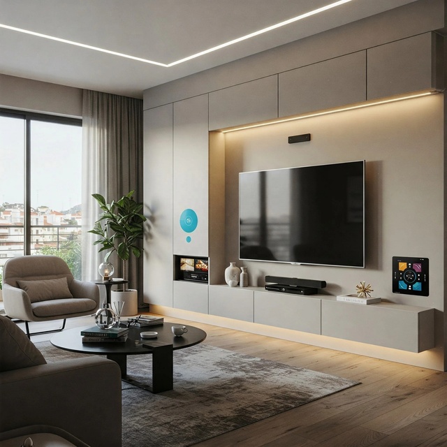 Living Room Smart Tv Stand Modern Design Tv Cabinet Aluminum Frame Furniture Home Furniture Tv Stand Wooden Tv Cabinet