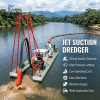 Drague à aspiration par jet pour l'extraction de sable dans les rivières intérieures, le pompage de boue et les projets de dragage de voies navigables