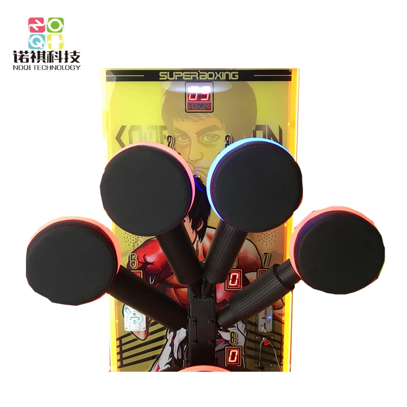 Amusement indoor game center adult arcade boxing game, Coin operated Multiple goals boxer punch game machine