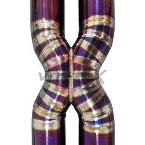 Sistema de Escape Catback Vortex Purple Titanium para BMW X5M F95 X6M F96 S63 4.4T V8 con Sistema Valvetronic y Puntas Cuádruples en Color Morado Quemado - Product Image 5