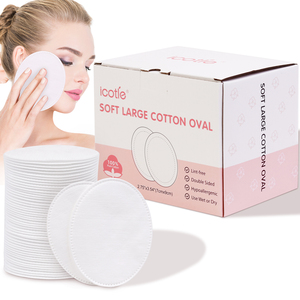 Discos Desmaquillantes JOYCARE de Algodón de 3 Capas, Alta Absorbencia, Grandes, Sin Pelusas, Hipoalergénicos - Product Image 4