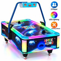 2026 Machine de jeu d'arcade Air Hockey pour 2 joueurs, Défi de vitesse, avec monnayeur métallique