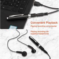 Mini stylo d'enregistrement de musique MP3 portable de haute qualité 32 Go enregistreur à commande vocale