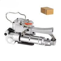 Machine de cerclage pneumatique semi-automatique A19 pour sangles PP/PET, outil de cerclage de cartons à friction thermofusible, facile à utiliser, machine d'emballage