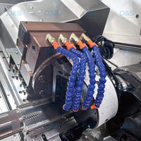 Tour CNC horizontal à banc incliné de qualité supérieure, double, à usage moyen, pour la pyrolyse efficace des pneus usagés et le traitement numérique des pièces