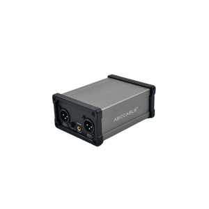Convertisseur audio double canal à faible bruit <span class=keywords><strong>DI1</strong></span>, boîte DI passive, connecteur XLR, multifonctionnel pour guitare, vidéo et audio - Product Image 5