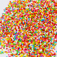 Perles de sucre colorées pour gâteaux, résistantes aux hautes températures, adaptées à la décoration de pâtisserie au four