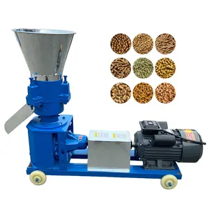 Farming pelletizer household small 220V fish chicken pig poultry animal feed pellet processing machines