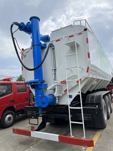 3 Axles Animal <strong>Feed</strong> Transportation Tank Cattle Pig <strong>Chicken</strong> <strong>Feed</strong> <strong>Bulk</strong> Tank Trailer - Product Image 6