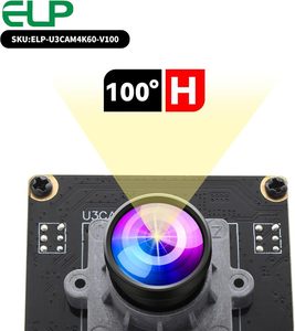 Módulo de Cámara USB ELP de Alta Velocidad 4K 60FPS IMX678 para Computadora, Gran Angular, Baja Distorsión, 100 Grados, Cámara Web UVC para Uso Industrial - Product Image 4