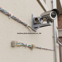 Câble réseau Cat5e traité, connecteur RJ45, routeur Gigabit haut débit, connexion ultra-rapide avec longueur personnalisable