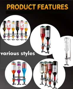 1 בקבוק קיר רכוב רוח לשתות Dispenser בר Shot למדוד משקאות Dispenser - Product Image 6