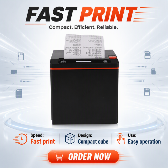 58mm 80mm Thermal Receipt Shipping Label Printer POS Barcode Printer with USB LAN/WIFI/Blue Tooth Interface