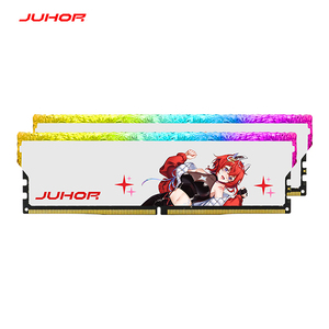 แรม JUHOR <span class=keywords><strong>6800MHz</strong></span> RGB <span class=keywords><strong>DDR5</strong></span> 32GB DIMM 1.4V ความหน่วงต่ำ สำหรับเดสก์ท็อป โมดูลสำหรับเกมเมอร์มือโปร ผู้สร้างคอนเทนต์ ชิป Hynix ECC รับประกัน 3 ปี มีสินค้าในสต็อก - Product Image 2