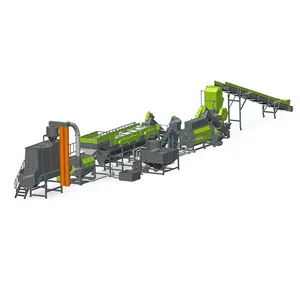 Plastic Waste Hdpe Pp Pe Bag Film hard Flakes Crushing Cleaning Washing Recycling Plant Machine Line Price .