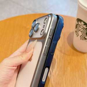 Ốp điện thoại <span class=keywords><strong>iPhone</strong></span> 17 ProMax mạ điện mờ nguyên bản, mỏng nhẹ, chống sốc, bảo vệ camera, thiết kế đơn giản, phong cách INS - Product Image 4