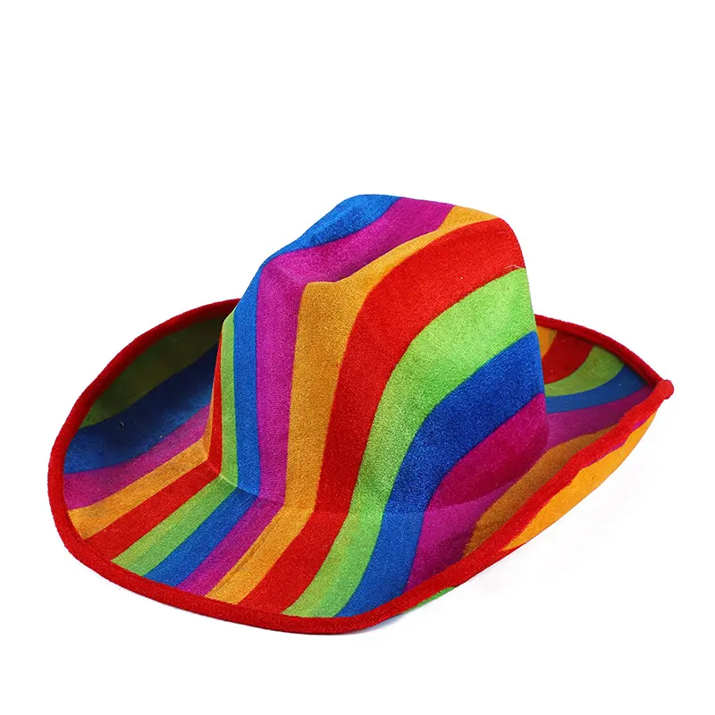 Rainbow composite canary EVA Cowboy hat gay bar party hat