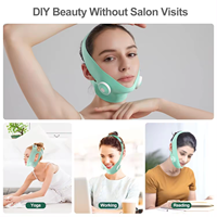Sangle amincissante pour le visage, portable, USB, en caoutchouc, écologique, réutilisable, V-Bandage, pour amincir le menton et les joues