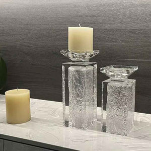 Vela transparente, candelabro acrílico para centros de mesa de boda, candelabro acrílico para velas - Product Image 2