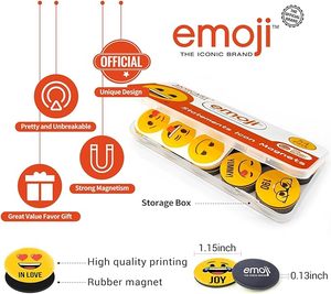 Aimants de réfrigérateur en caoutchouc 3D de forme Art Déco à forte adhérence, ensemble <span class=keywords><strong>extra</strong></span> large pour chaque jour du mois, bon humeur - Product Image 4