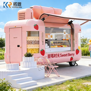 Camions de restauration mobiles entièrement équipés, remorques de traiteur, chariots de bière, de crème glacée et de café pour l'extérieur, remorques alimentaires entièrement équipées - Product Image 2