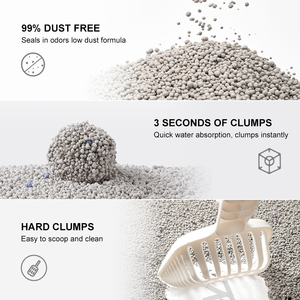 Campioni gratuiti lettiera per gatti di alta qualità senza polvere naturale agglomerante minerale grezzo Bentonite lettiera per gatti varie fragranze deodorizzano - Product Image 3