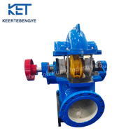Pompe horizontale à double aspiration en fonte à haute efficacité énergétique pour systèmes de refroidissement industriels, conception à double volute, haute performance OEM