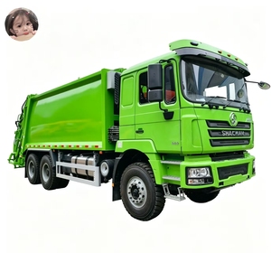 Camion à ordures compacteur SHACMAN F3000 6x4, 20 m³, chargement arrière, pour collecte des déchets et assainissement municipal - Product Image 1