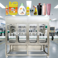 Machine de remplissage de liquide de lavage de vaisselle de savon liquide de gel douche détergent automatique bouteille/équipement/fabrication/ligne de traitement