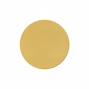 Plaque en aluminium plaqué or D.120mm pour impression UV, trophées et médailles en bois pour salons professionnels, cadeaux de bienvenue - Product Image 2