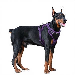 Wholesale Adjustable Large Dogs <b>No</b> <b>Pull</b> Nylon Pet <b>Harness</b> Easy Control Reflective Working Training Dog <b>Harness</b> - Product Image 2