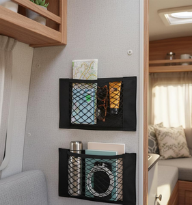 2 Bolsas de Malla para Almacenamiento en el Asiento Trasero de SUV/RV, Marca Tenghui, Material PP, Adhesivas, Elásticas, Organizador de Maletero - Product Image 3