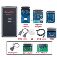 2024 V87 TFT IPROG Plus programmeur de clé adaptateurs complets pour 2020 voitures IMMO Airbag réinitialiser ECU LCD Modules remplacement pour DIGIPROG3