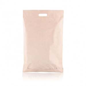 Impresión de logotipo personalizado 100% bolsas de correo biodegradables con asa embalaje sobres bolsas color <span class=keywords><strong>nude</strong></span> - Product Image 6