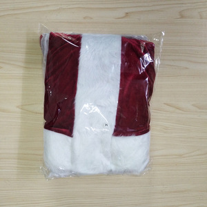 Costume de Père Noël en peluche pour homme, Noël 2026, costume de cosplay, manteau fantaisie avec <span class=keywords><strong>pantalon</strong></span>, barbe, ceinture, chapeau, composants supérieurs - Product Image 5