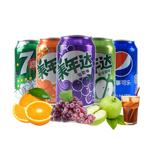 <span class=keywords><strong>Refresco</strong></span> de Frutas <span class=keywords><strong>Mirinda</strong></span> y Bebidas Carbonatadas Bajas en Grasa, 330 ml, Bebidas Enlatadas en Lata con 4 Sabores, Alta Calidad, Listas para Beber - Product Image 1